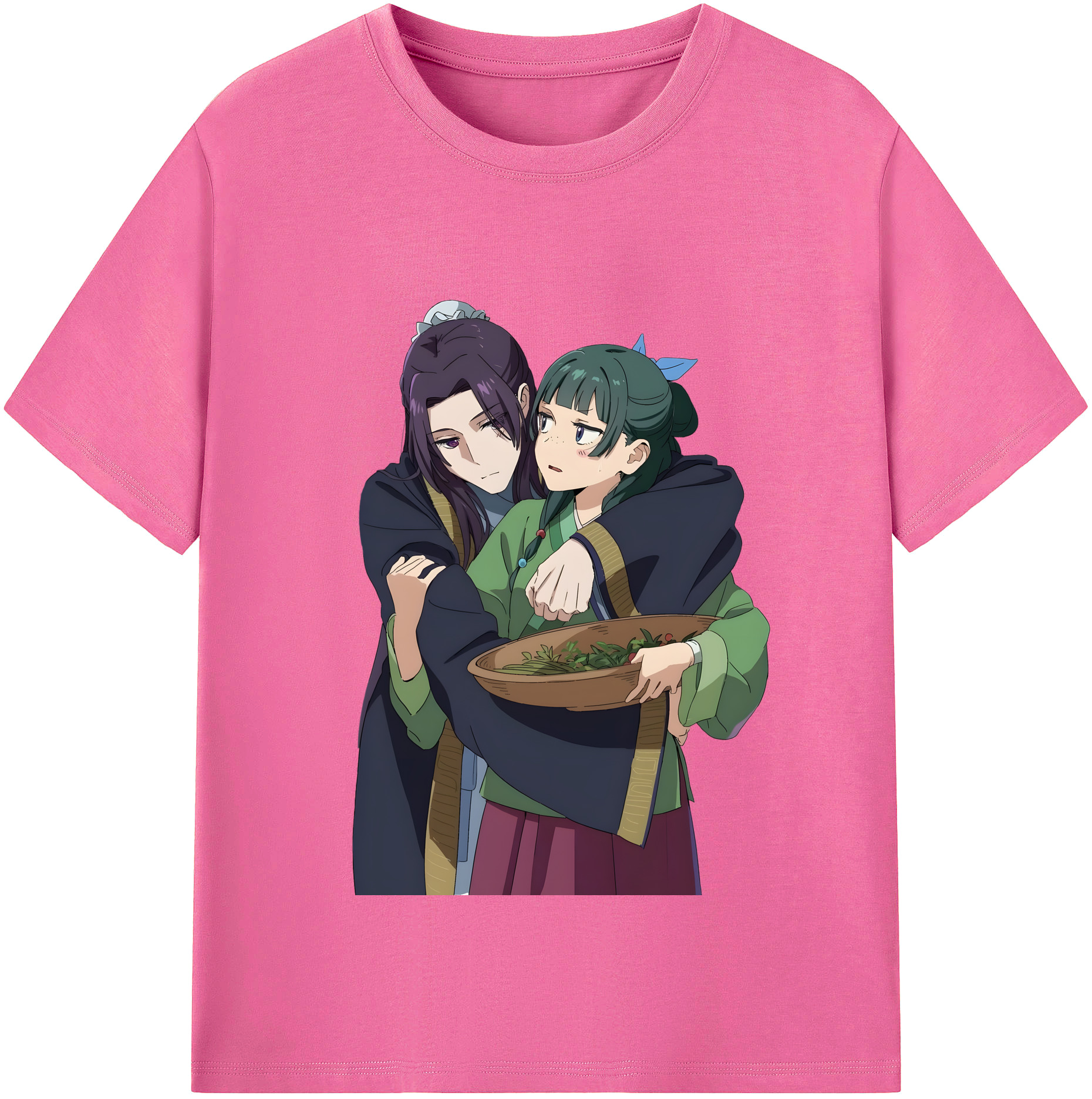 （画像用） 薬屋のひとりごと The Apothecary Diaries レディースカジュアルプリントTシャツ（綿100％）